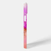 ピンク赤面水色ロマンスパーソナライズされた名 Case-Mate iPhoneケース (裏面 / 右)