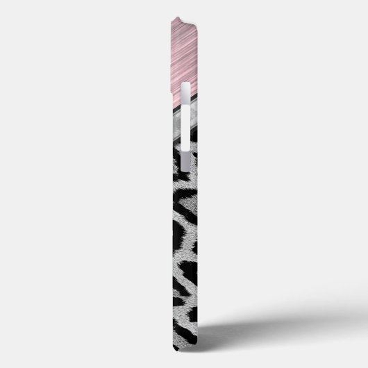 ピンク赤面照明ヒョウ柄 Case-Mate iPhoneケース (裏面 / 左)