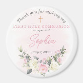 ピンク赤面第1コミューオンマグネットの好意 マグネット (正面)