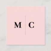 ピンク赤面結婚のQRコードとの写真共有 エンクロージャーカード (裏面)