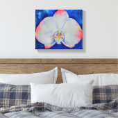 ピンク赤面蘭 キャンバスプリント (インサイチュ (寝室))