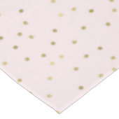 ピンク赤面金ゴールドスパークル紙吹雪 テーブルクロス (アングル)