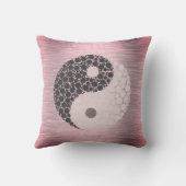 ピンク赤面陰陽 クッション (裏面)