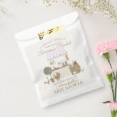 ピンク農家マーケットファームフレッシュベビーシャワー フェイバーバッグ (封をした状態)