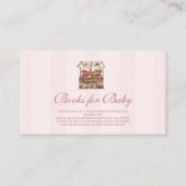 ピンク農家マーケットベビーシャワーベビー本 エンクロージャーカード (正面)