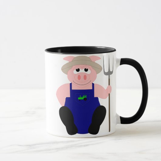 ピンク農家豚 マグカップ (右)