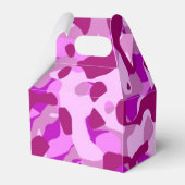 ピンク迷彩柄カモフラージュ誕生日パーティーフェイスボックス フェイバーボックス (裏面サイド)