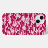 ピンク迷彩柄カモフラージュ Case-Mate iPhoneケース (裏面 (横))