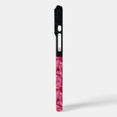 ピンク迷彩柄ムレディア狩りネームスポーツ Case-Mate iPhoneケース (裏面 / 左)