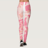 ピンク迷彩柄レギンス レギンス (裏面)
