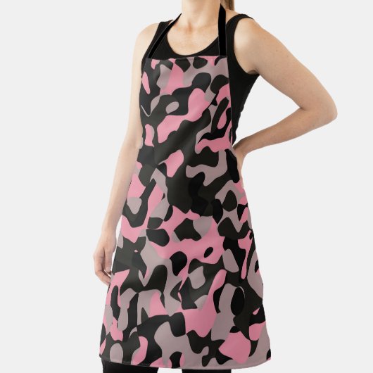 ピンク迷彩柄 エプロン (インサイチュ)