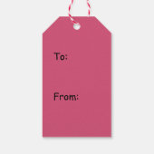 ピンク迷彩柄 ギフトタグ (裏面)