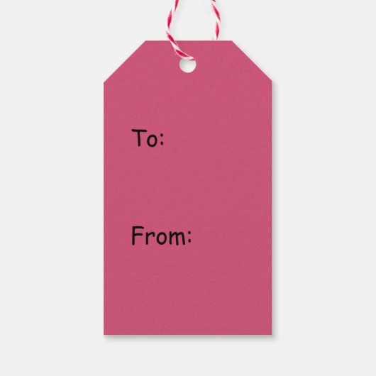 ピンク迷彩柄 ギフトタグ (裏面)