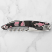 ピンク迷彩柄 ソムリエナイフ (裏面)