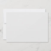 ピンク迷彩柄&ボウハッピーバースデーデイカード 招待状 (裏面)