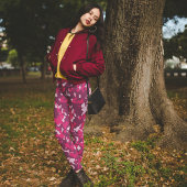 ピンク迷彩柄 レギンス