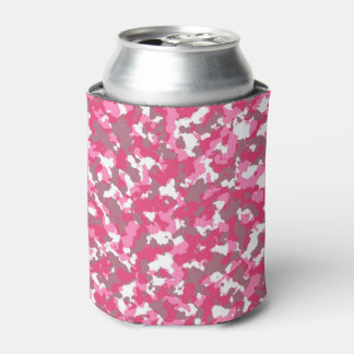 ピンク迷彩柄 缶クーラー