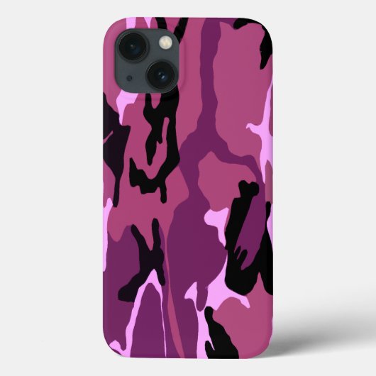 ピンク迷彩柄 Case-Mate iPhoneケース (裏面)