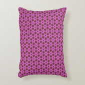 ピンク迷路枕 アクセントクッション (正面(垂直))