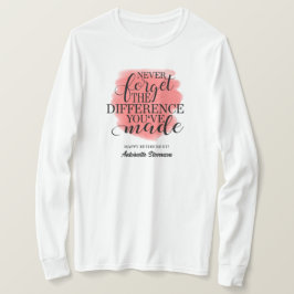 ピンク退職した Tシャツ