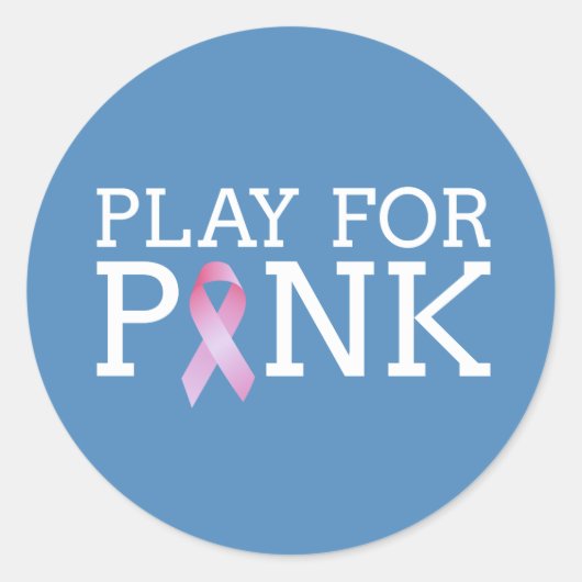 ピンク遊の乳がん認識度 |ステッカー ラウンドシール (正面)