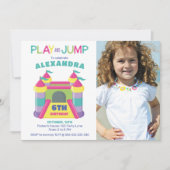 ピンク遊の写真をジャンプ 招待状 (正面)