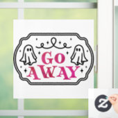 ピンク遠くにと黒のハロウィーンへ ウィンドウサイン (ホーム)