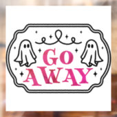 ピンク遠くにと黒のハロウィーンへ ウィンドウサイン (シート2)