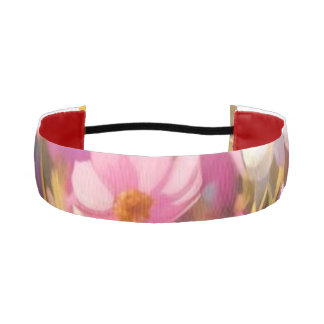 ピンク野花イエローラベンダー2025 アスレチックヘッドバンド