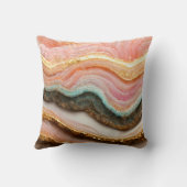 ピンク金ゴールドアゲートヘードストーン クッション (裏面)