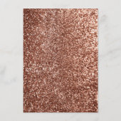 ピンク金ゴールドカボチャ結婚の詳細情報 エンクロージャーカード (裏面)