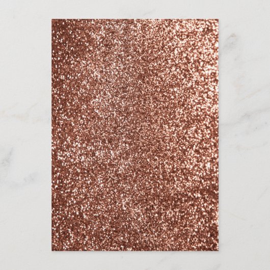 ピンク金ゴールドカボチャ結婚の詳細情報 エンクロージャーカード (裏面)