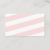 ピンク金ゴールドカボチャ – おむつラッフルカード エンクロージャーカード (裏面)