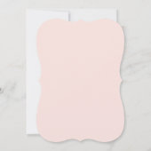 ピンク金ゴールドクラウンプリンセス1st誕生日パーティー 招待状 (裏面)