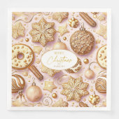 ピンク金ゴールドクリスマスパターン#12 ID1009 (正面)