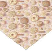 ピンク金ゴールドクリスマスパターン#12 ID1009 テーブルクロス (アングル)