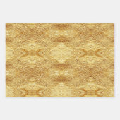 ピンク金ゴールドクリスマスパターン#13#29#33 ID1009 ラッピングペーパーシート (正面3)