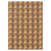 ピンク金ゴールドクリスマスパターン#19 ID1009 テーブルクロス (正面)