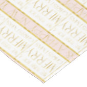 ピンク金ゴールドクリスマスパターン#35 ID1009 テーブルクロス (アングル)