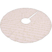 ピンク金ゴールドクリスマスパターン#36 ID1009 ブラッシュドポリエステルツリースカート (アングル)