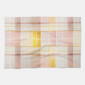 ピンク金ゴールドクリスマスパターン#7 ID1009 キッチンタオル (横)