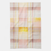 ピンク金ゴールドクリスマスパターン#7 ID1009 キッチンタオル (縦)