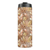 ピンク金ゴールドクリスマスパターン#8 ID1009 タンブラー (正面)