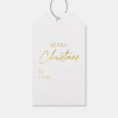 ピンク金ゴールドクリスマスファラパターン#27 ID1009 ギフトタグ (裏面)