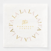 ピンク金ゴールドクリスマスファララID1009 (正面)