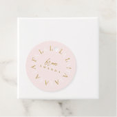 ピンク金ゴールドクリスマスファララID1009 フェイバータグ (インサイチュ)