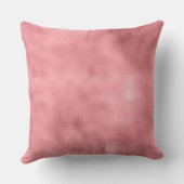 ピンク金ゴールドグラムウォーターカラーラブハート クッション (裏面)