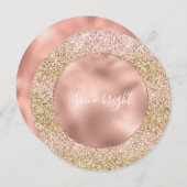 ピンク金ゴールドグリジーガーリースパークルグリッターグラデーション (正面/裏面)