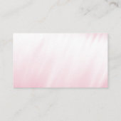 ピンク金ゴールドグリッターガールズおむつラッフルチケット エンクロージャーカード (裏面)