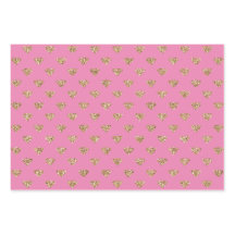 ピンク金ゴールドグリッターダイヤモンド